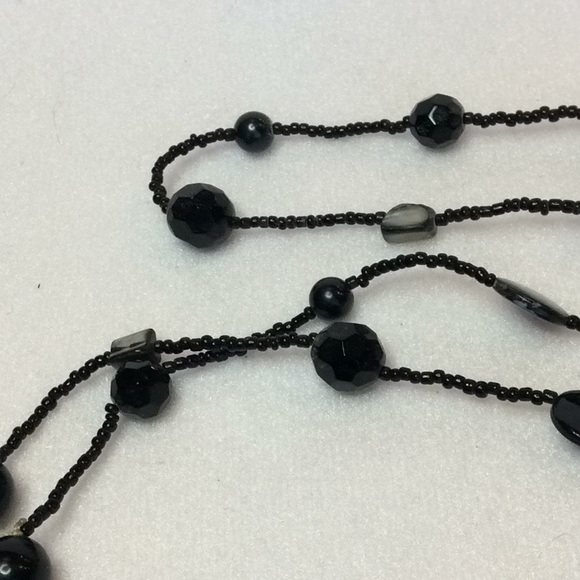 FINAL SALE PRICE Classic Black Necklace Set - Picture 8 of 9